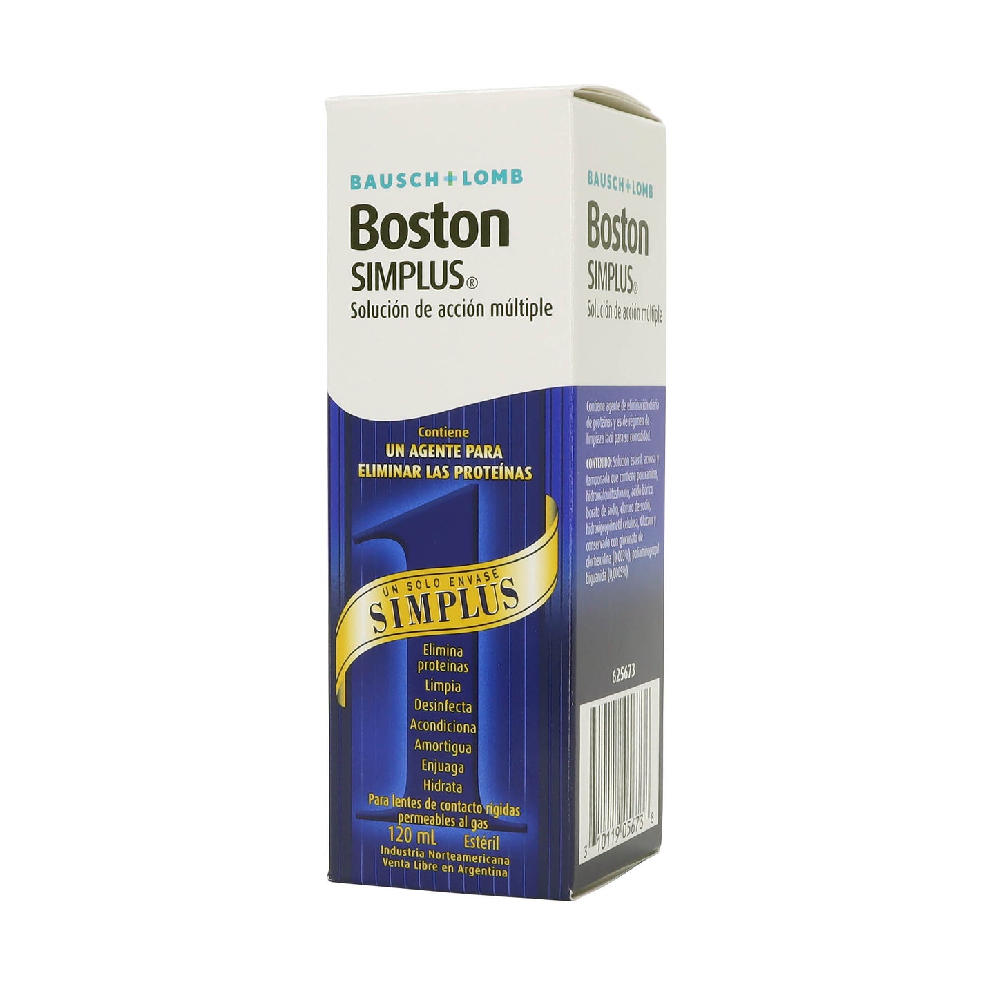 Simplus Solución de Acción Múltiple 120 ml — Bausch+Lomb